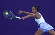 Leylah Fernandez at the 2024 Qatar Open.